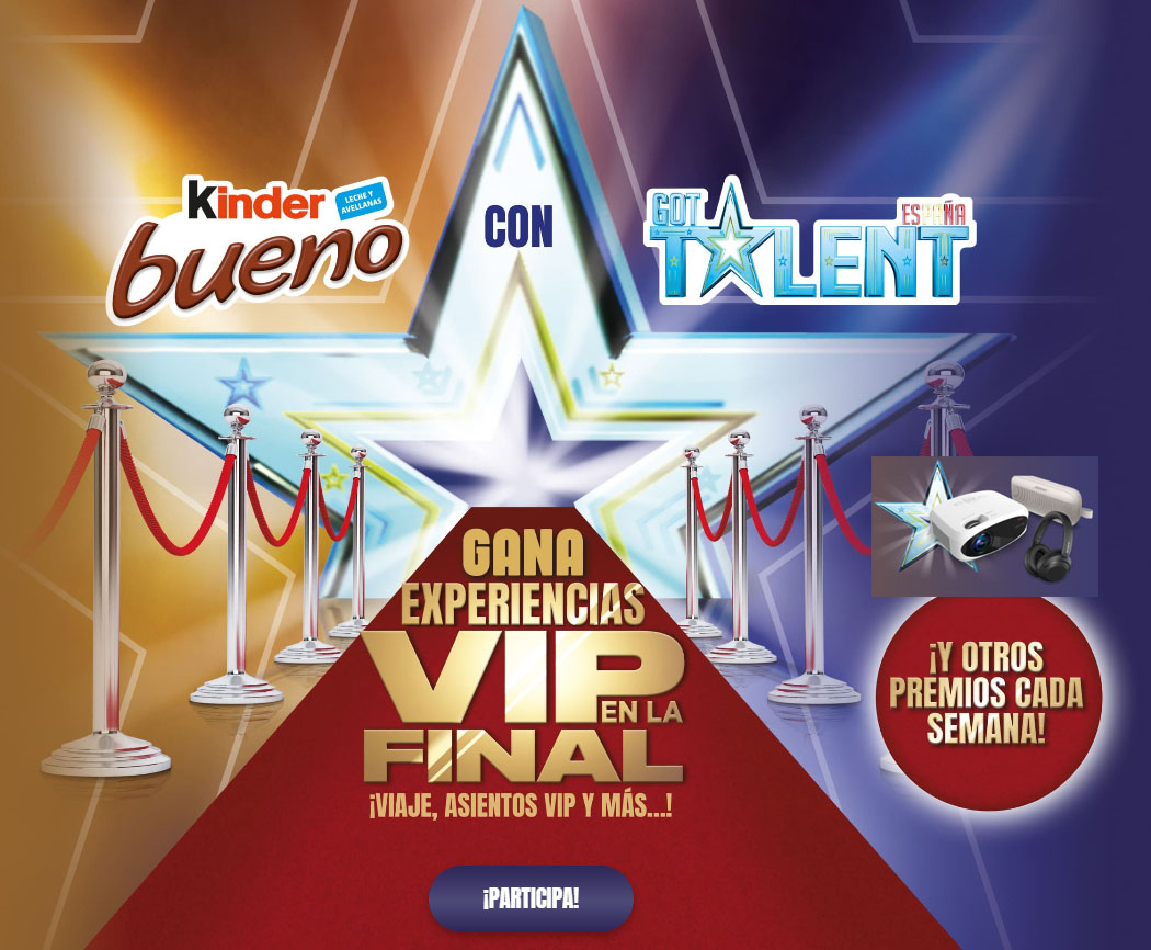 kinderbueno got talent codigo premios