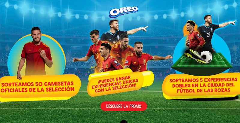 sorteo oreo camisetas futbol y experiencia vip