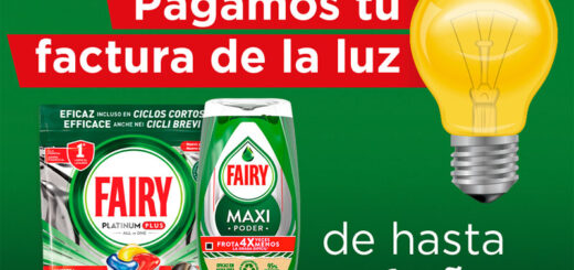 ahorra con fairy sorteo luz lavavajillas