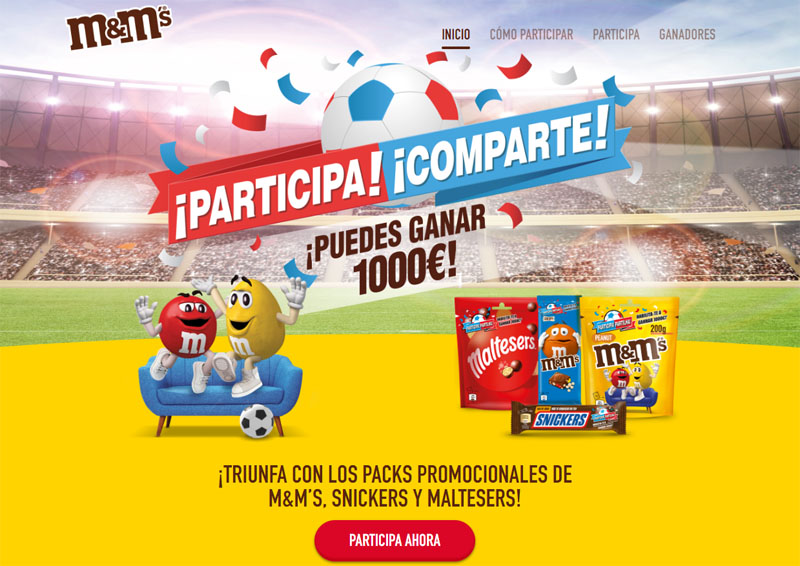 mms promo sorteo premios euros