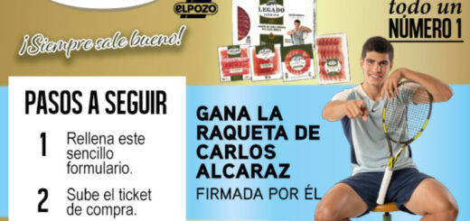 sorteo legado iberico carlos alcaraz raquetas firmadas y euros