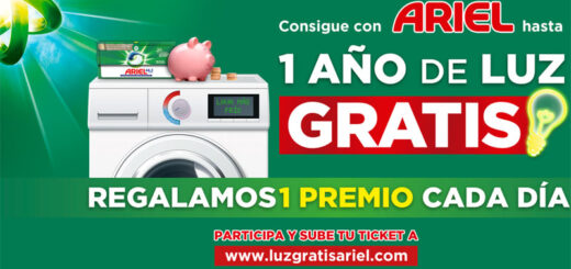 sorteo luz gratis ariel pods