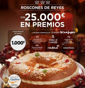 Sorteo Roscones de Navidad El Corte Ingés