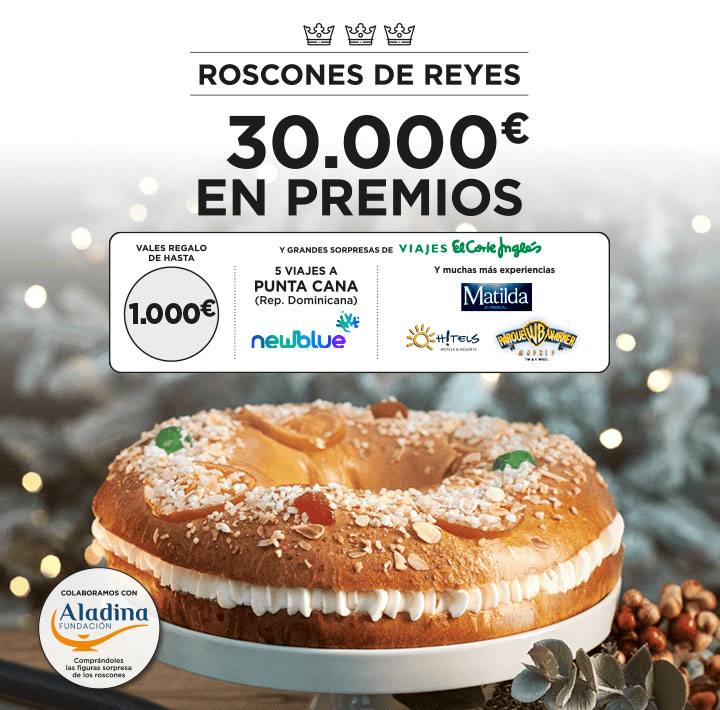 Sorteo Roscones de Navidad El Corte Ingés con premios