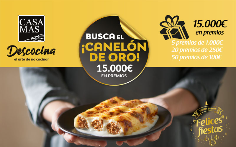 sorteo casamas busca el canelon de oro