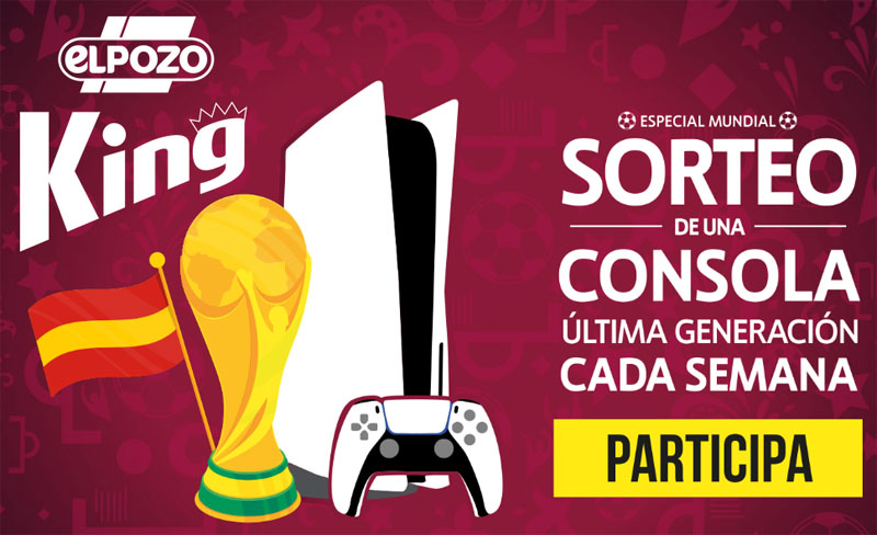 sorteo elpozo king consola ps5