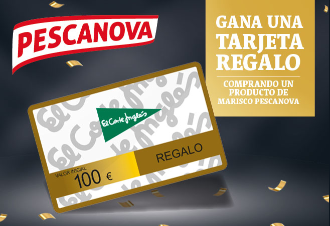 sorteo pescanova tarjetas regalo corte ingles