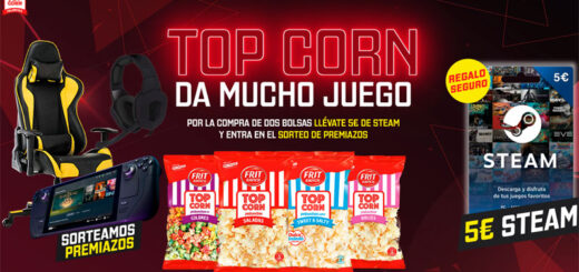 sorteo top corn gamers regalo steam