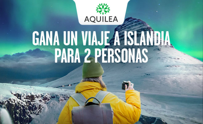 sorteo aquilea promo invierno viaje islandia gratis