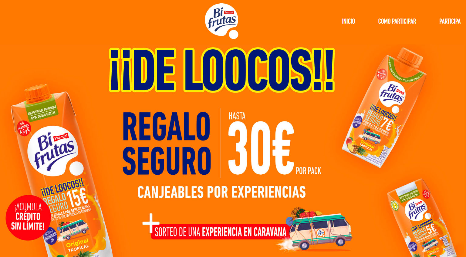 sorteo bifrutas de locos experiencia caravana y regalo seguro