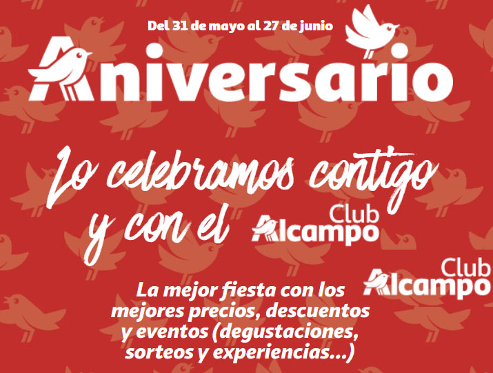 concurso 42 aniversario club alcampo 3000 lotes