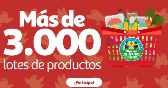 promo 3000 lotes de productos 42 aniversario alcampo