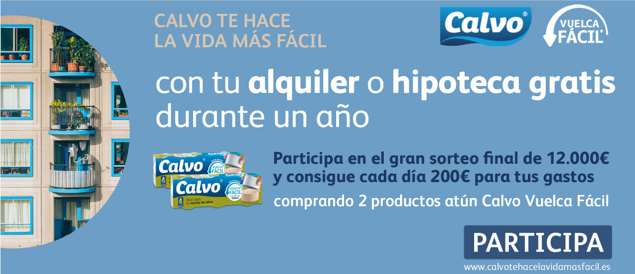 sorteo atun calvo 12000 euros y premios de 200 euros