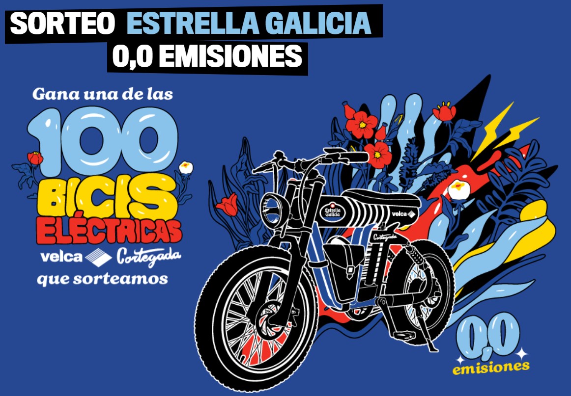 sorteo estrella galicia oo bicis electricas velca