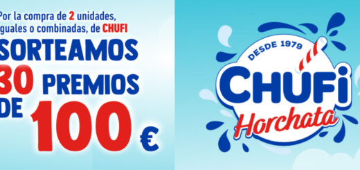 sorteo horchatas chufi premios 100 euros