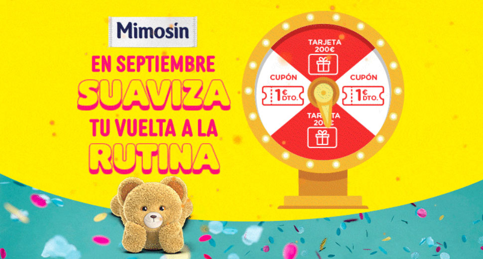 sorteo mimosin 40 aniversario ruleta premios