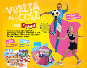 sorteo de pascual vuelta al cole con pascual