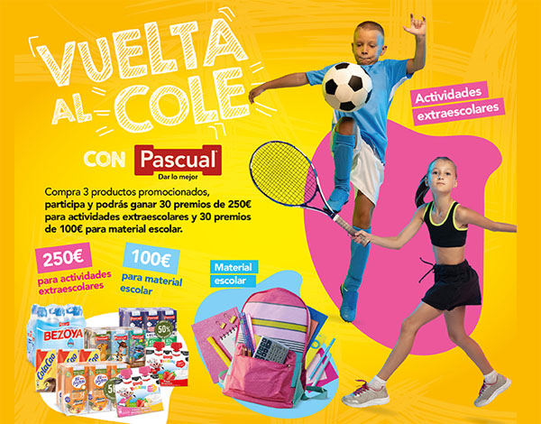 sorteo de pascual vuelta al cole con pascual