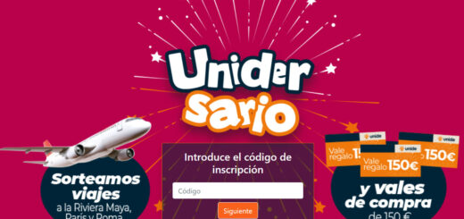 codigos sorteo unide aniversario viajes premios