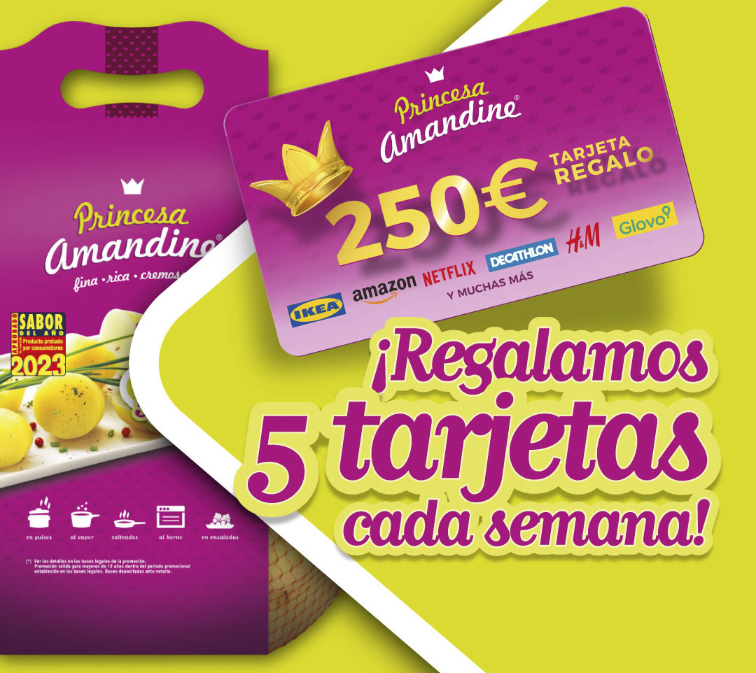 sorteo tarjetas regalo 250 euros patatas amandine