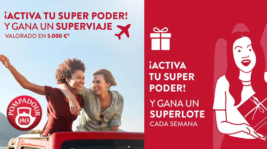 sorteo pompadour viaje 5000 euros y lotes