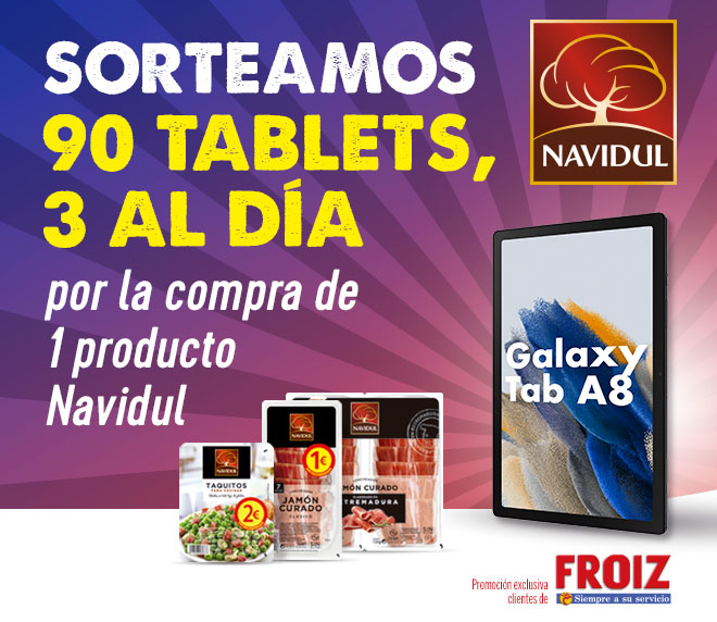 sorteo gana con froiz navidul tablets